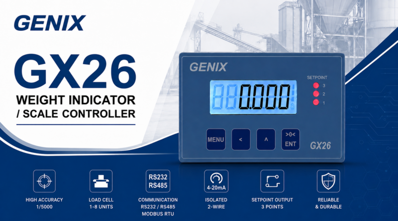 GENIX GX26 WEIGHT INDICATOR